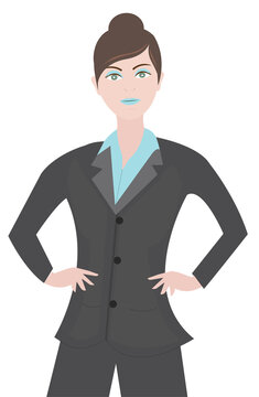 A business woman in a professional pose