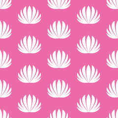 Lotus Vector Seamless Pattern design