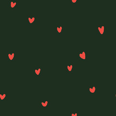Hearts Seamless Pattern 
