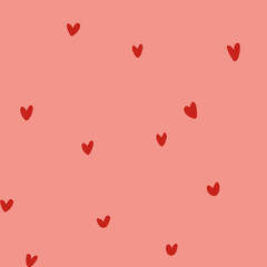 Hearts Seamless Pattern 