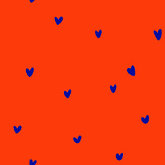 Hearts Seamless Pattern 