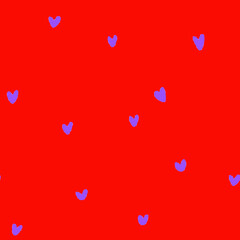 Hearts Seamless Pattern 