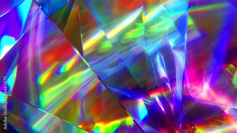 Aufkleber the light passes through the facets of a slowly rotating diamond and creates repetitive sparkling hi