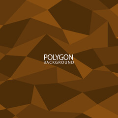 Polygon hexagon vector abstract background. Triangular geometric pattern