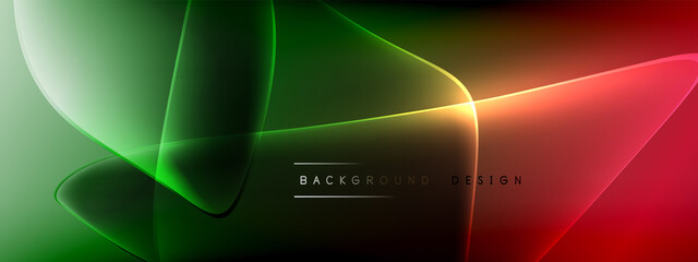 Vector abstract background - liquid bubble shapes on fluid gradient with shadows and light effects. Shiny design template for text