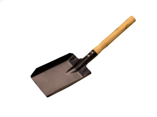 New shovel on white background
