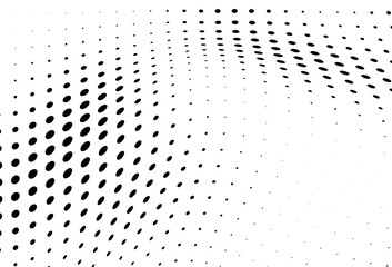 The halftone texture is monochrome. Vector chaotic background.