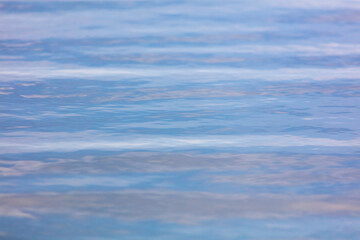 The surface of the water in the pond as an abstract background.