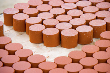 Terracotta-Steine