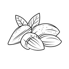 Almond Turkey Vector Stock Illustration