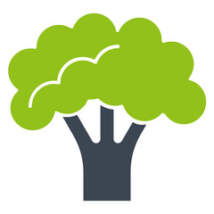 Big Tree Vector Parks backyard Vector Icon 