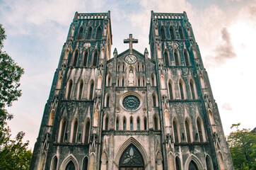 St. Joseph's Cathedral in Hanoi, Vietnam