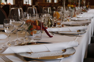 Birthday table setup for the big party