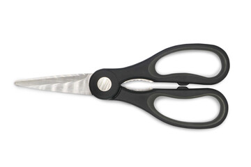 Scissors isolated on white background with clipping path,Scissors device for cutting paper.