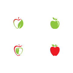 Set Apple vector illustration design