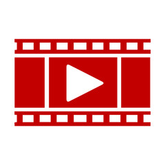 Fototapeta premium Film reel icon. Logo element illustration. film reel symbol design. colored collection. film reel concept. Can be used in web and mobile. EPS 10