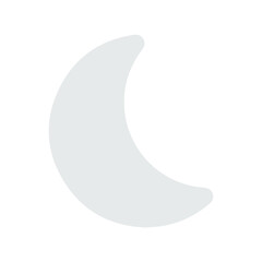 Moon icon. flat illustration of moon vector icon for web. EPS 10