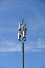 The antenna tower of cell phone