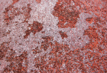 texture of red rusty metal surface