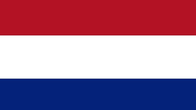 Netherlands Flag Animation 2D