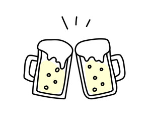 手書きのビールのイラスト 乾杯 素材 Wall Mural Wallpaper Murals Yugoro 手書きのビールのイラスト 乾杯 素材 Wall Mural Wallpaper Murals Yugoro