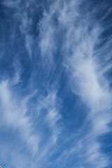 Cirrus clouds, soft clouds, natural background and texture