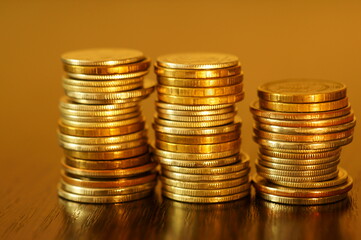 stack of gold coins