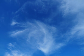 Cloudy sky background on a nice day