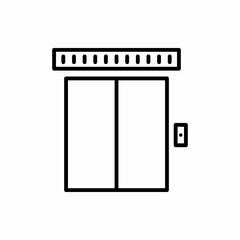 Outline elevator icon.Elevator vector illustration. Symbol for web and mobile
