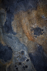 Dark stone or slate background. Top view. Copy space.
