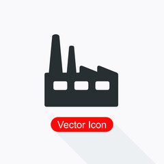 Obraz premium Factory Icon Vector Illustration Eps10