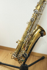 Gold Silver Saxophone