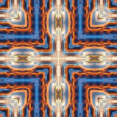Geometric design, Mosaic of a kaleidoscope, abstract Mosaic Background, colorful Futuristic Background, geometric Triangular Pattern. Mosaic texture. Stained glass effect