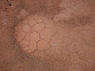Dry clay mud texture drought global warming 