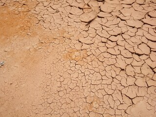 Dry clay mud texture drought global warming 