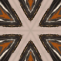 Geometric design, Mosaic of a kaleidoscope, abstract Mosaic Background, colorful Futuristic Background, geometric Triangular Pattern. Mosaic texture. Stained glass effect