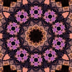 Geometric design, Mosaic of a kaleidoscope, abstract Mosaic Background, colorful Futuristic Background, geometric Triangular Pattern. Mosaic texture. Stained glass effect