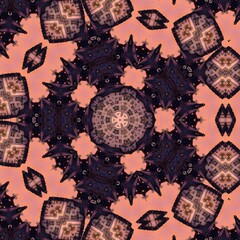 Geometric design, Mosaic of a kaleidoscope, abstract Mosaic Background, colorful Futuristic Background, geometric Triangular Pattern. Mosaic texture. Stained glass effect