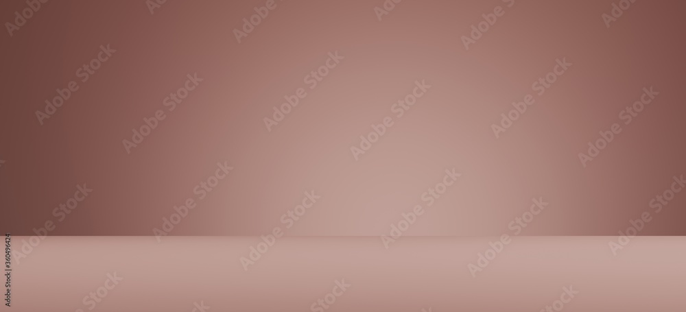 Poster minimal background for product presentation. empty mockup podium on pink background. 3d render illus