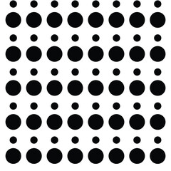Dark Black vector seamless cover with circles. Modern abstract illustration with colorful water drops. Pattern for trendy fabric, wallpapers. - Vector EPS 10