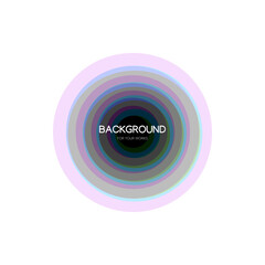 Round liquid shape banner and abstract colorful graphic design elements. Vector brush frames, modern color creative background.