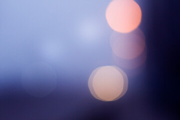 Colorful blue foggy surface, abstract copy space bokeh background, Abstract noise grain effect.