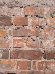 Background of old vintage brick wall 