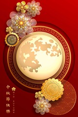 Mid autumn festival / Chinese festival / Vector illustration