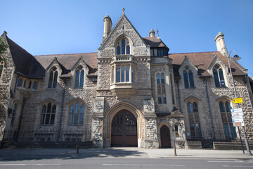 Fototapeta na wymiar Cheltenham's Ladies College in Cheltenham, Gloucestershire in the United Kingdom