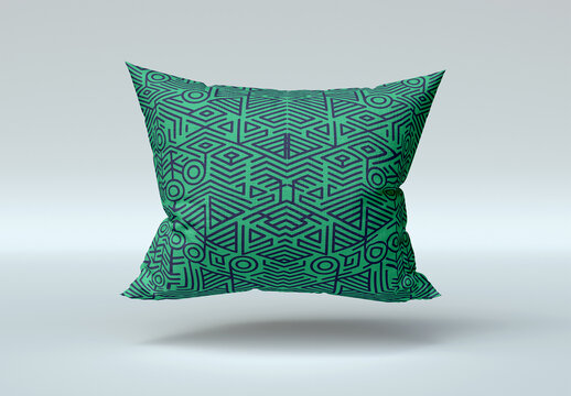 Square Pillow Mockup
