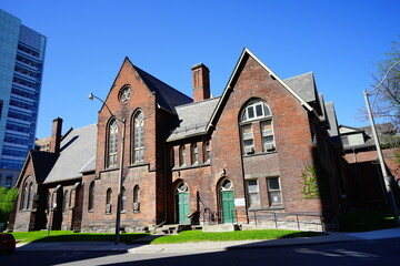 University of Toronto Campus building in spring