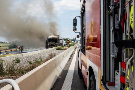 Unfall A81 Stuttgart-Zuffenhausen