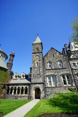 University of Toronto Campus building in spring