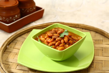 Rajma Masala or Red kidney Beans, Indian Dish